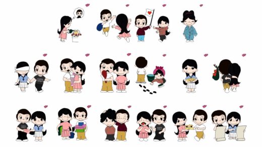 Персонажи love is , любовь это... в векторе [CDR]