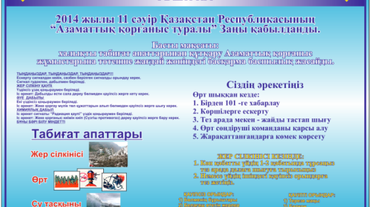 Предупреждающий баннер, пожар, наводнение, природа [CDR]