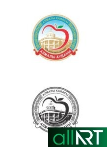 Логотип города Петропавл, Аркалык, Алматы область, Атырау, Жамбыл, Семей, Карасай, Каскелен, Шымкент