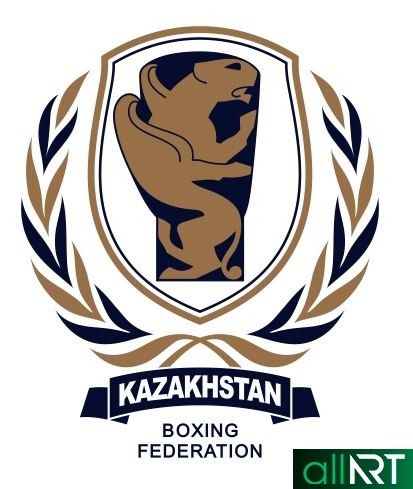 Логотип федерация бокса Казахстана в векторе [CDR]