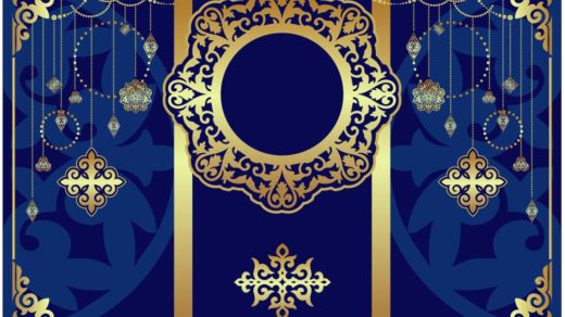 Фон с казахскими орнаментами, казахский фон, казахский орнамент [CDR]