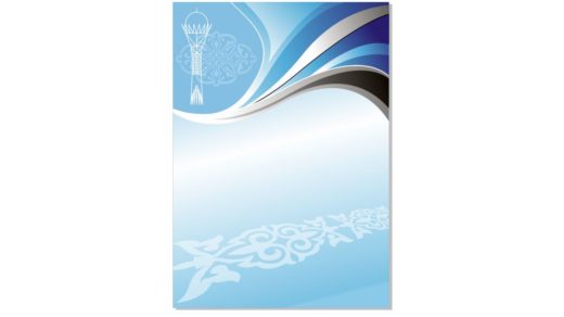 Абстрактный фон с казахским орнаментом [CDR]
