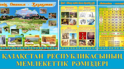 Стенды Казахстана, животные, живопись, ремесло, украшения [CDR]