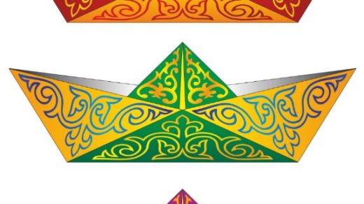 Лодки с казахскими орнаментами [CDR]