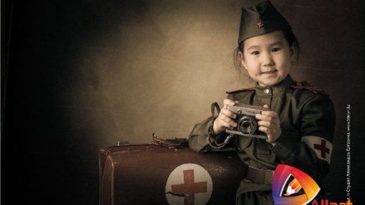 Серия детских фото на военную тематику [64шт, 5593х3723,CDR]