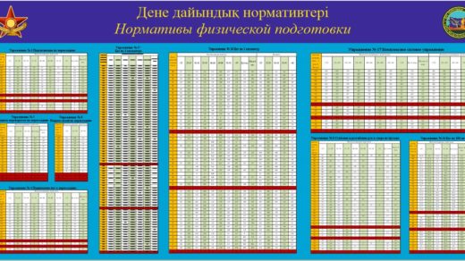 Нормативы физической подготовки для силы воздушной обороны [CDR]