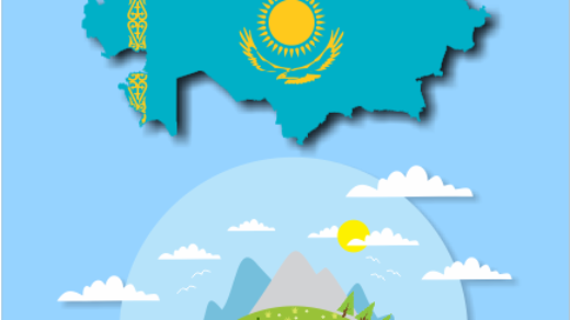 Обложка, моя родина Казахстан в виде книги [CDR]