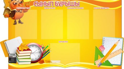 Школьный стенд в векторе [CDR]
