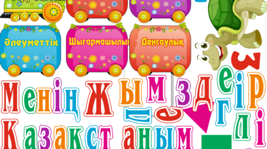 паровозик и буквы для детского сада [CDR]