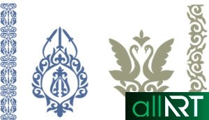 Орнаменты для создания логотипов, грамот, баннеров [CDR]
