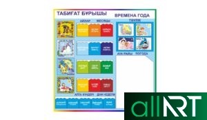Стенд для детского сада на казахском өлшем бірліктері таблица измерения [CDR]