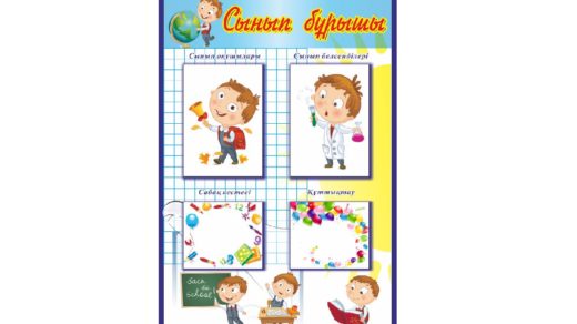 Сынып бастауыш школьный стенд, стенд уроков в векторе [CDR]