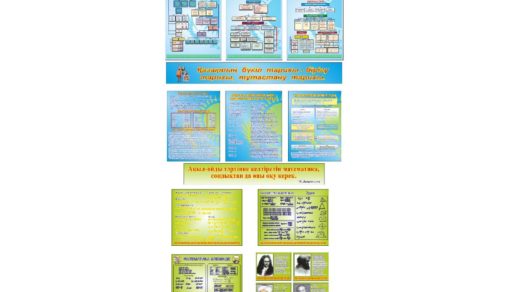 Набор стендов для школы на казахском языке [CDR]