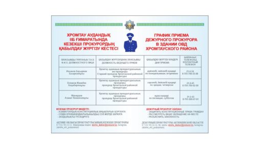 Стенд дежурный прокурор [CDR]