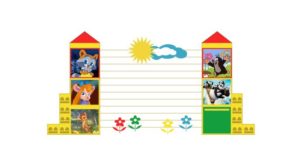 паровозик и буквы для детского сада [CDR]