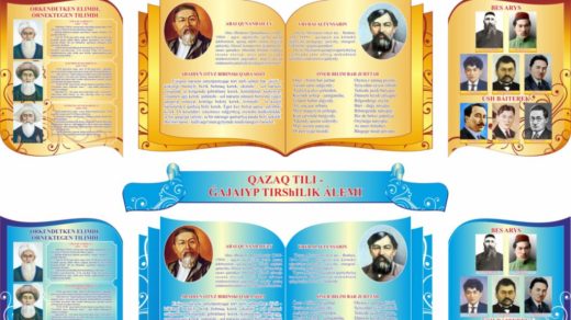 Стенд қазақ тілі, казахский язык латиница [CDR]