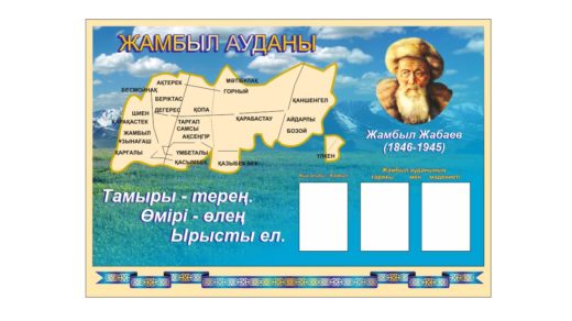 Стенд Жамбыл Жабаев ауданы [CDR]