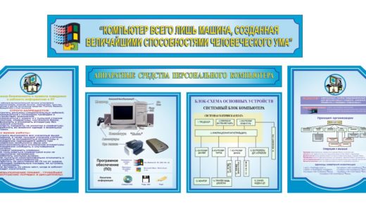 Стенд по информатики в векторе [CDR]