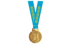 Спортивные шаблоны казахстанских медалей в векторе [CDR]