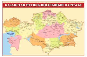 Қарағанды облысының картасы 2022 жыл, Карта карагандинской области 2022 года [CDR]
