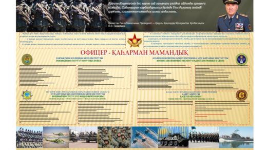 Стенд ОФИЦЕР - ҚАҺАРМАН МАМАНДЫҚ, СТЕНД ПРО ОФИЦЕРА [CDR]
