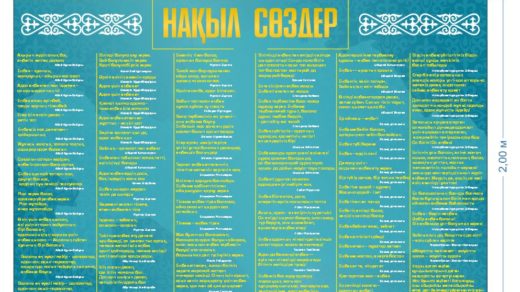 Стенд Нақыл сөздер [CDR]