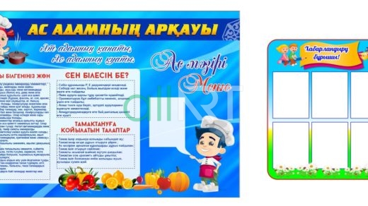 Стенд в столовую [CDR]