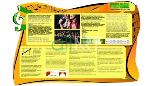 Стенд по музыке в векторе [CDR]
