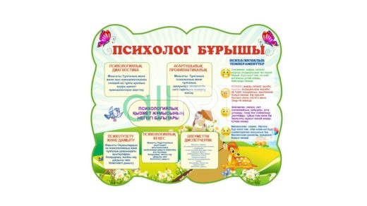 Психолог бұрышы, стенд Психолог [CDR]