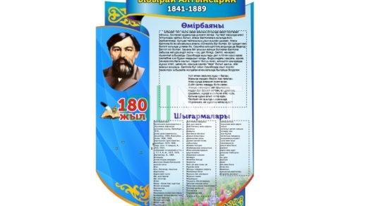 Ыбырай Алтынсарин  стенд, плакат [CDR]