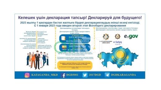 Стенд, баннер декларация в Казахстане 2023 [CDR]