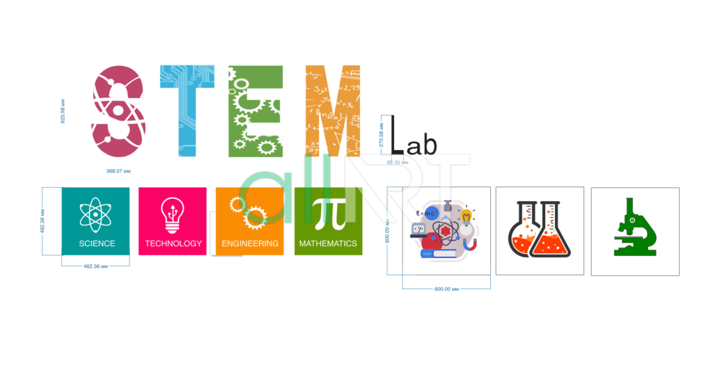 Stem lab кабинетін безендіру, Оформление кабинета stem lab [CDR]