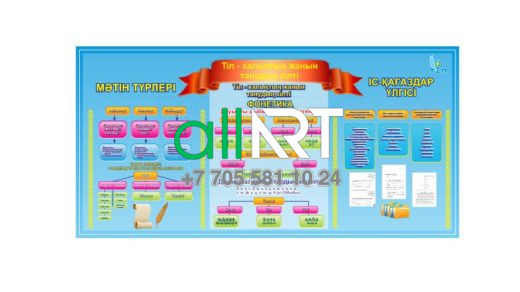 Қазақ тілі бойынша Стенд, Стенд по казахскому языку [CDR]