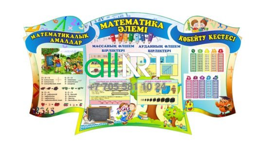 Бастауыш сыныптарға арналған Математика стенді [CDR]