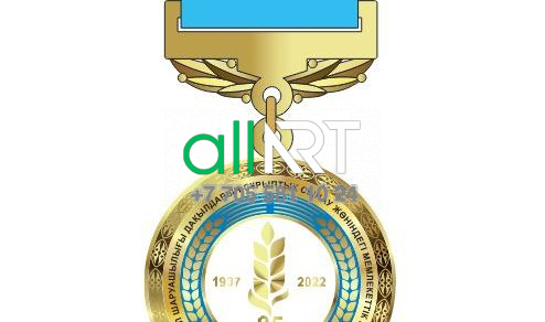 Нагрудный знак , Төсбелгі, Медаль ҚР АШМ 85 жыл [CDR]