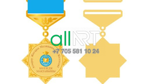 Медициналық колледждің төсбелгісі / Нагрудный знак медицинского колледжа [CDR]