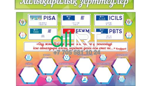 Стенд PISA, TIMSS, PIRLS в векторе [CDR]