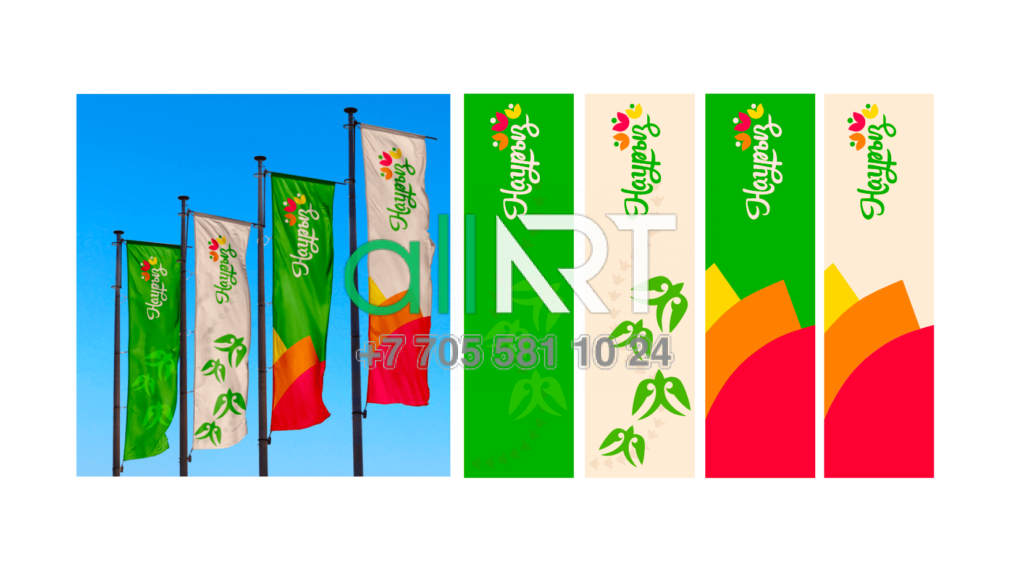 Дизайн флагов на Наурыз 2024 в векторе [CDR]