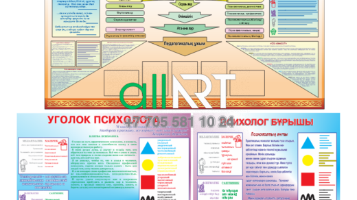 Стенды для педагогики и психологии / Педагогика мен психологияға арналған стендтер [CDR]