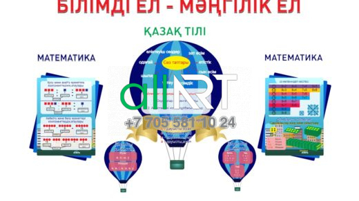Бастауыш сыныпқа арналған шарлар стенді, Стенд с воздушными шарами для начального класса [CDR]
