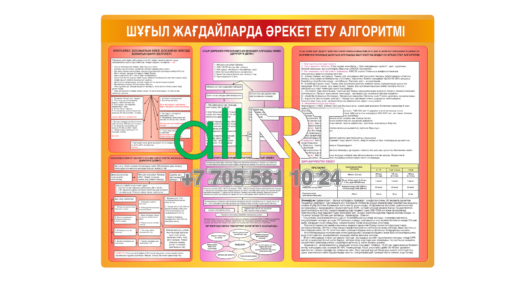Стенд ШҰҒЫЛ ЖАҒДАЙЛАРДА ӘРЕКЕТ ЕТУ АЛГОРИТМІ [CDR]