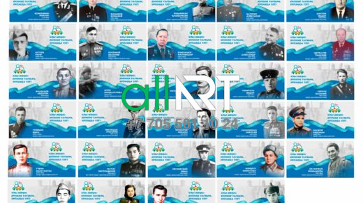 Баннер на 9 мая с героями в векторе [CDR]