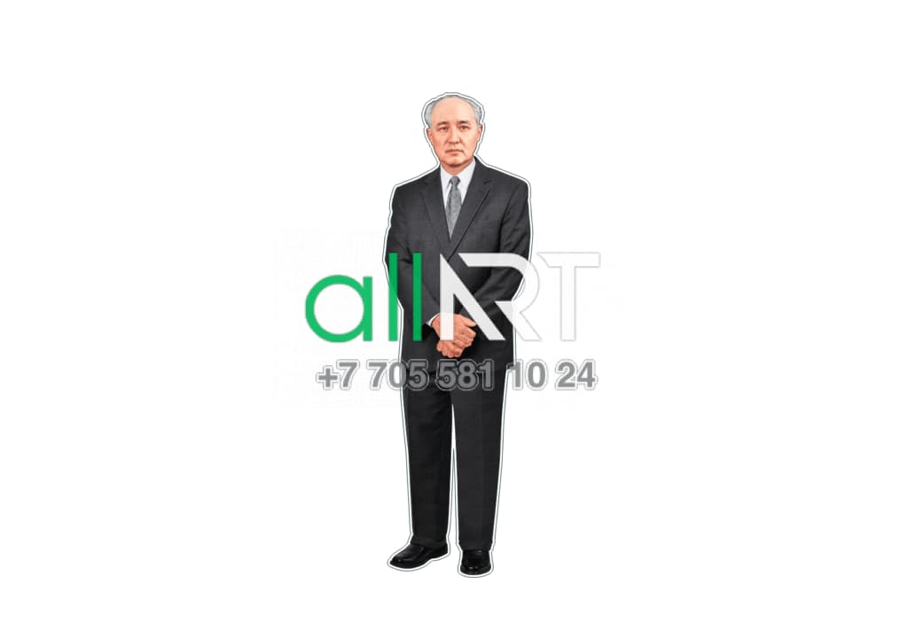 Ростовая фигура Мұхтар Омарханұлы Әуезов [JPG,CDR]