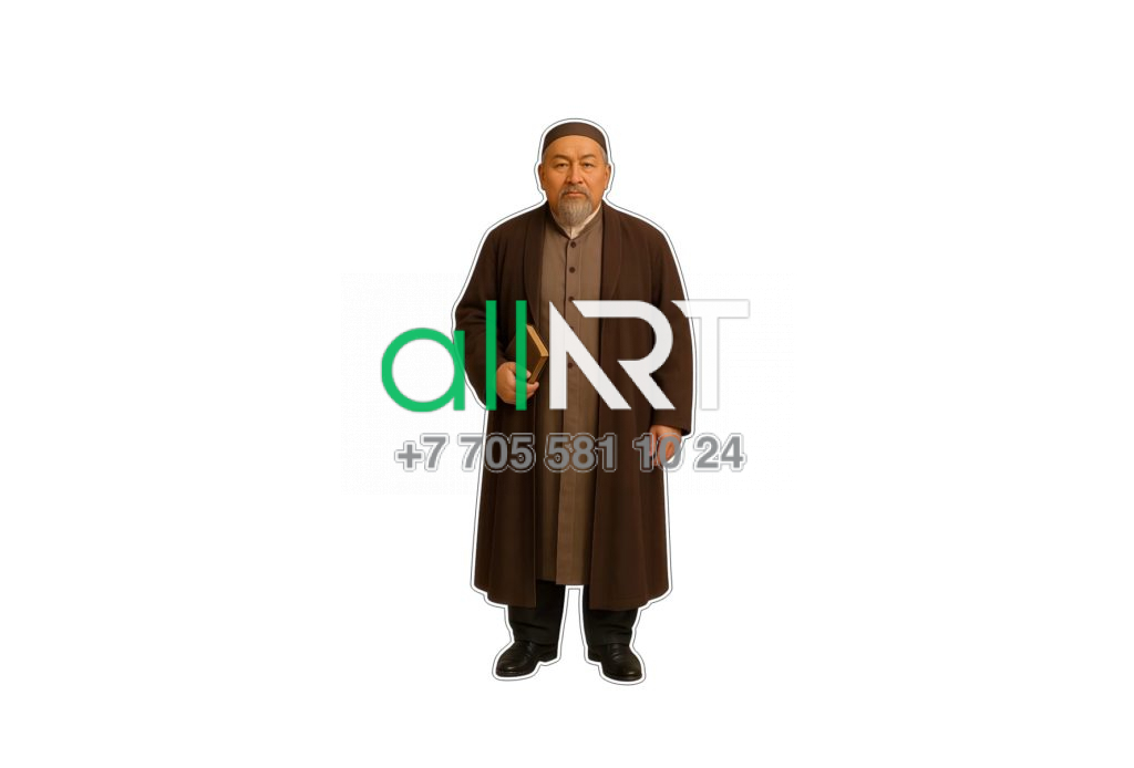Абай Құнанбайұлының бойлық фигурасы, Ростовая фигура Абай Кунанбаев [CDR]